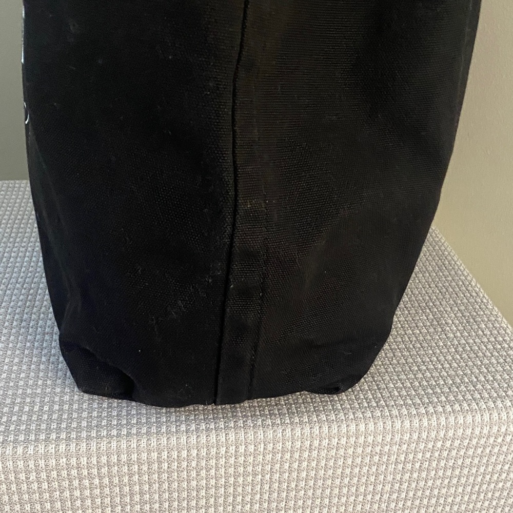 All Saints Logo Black Canvas Tote - Picture 5 of 10